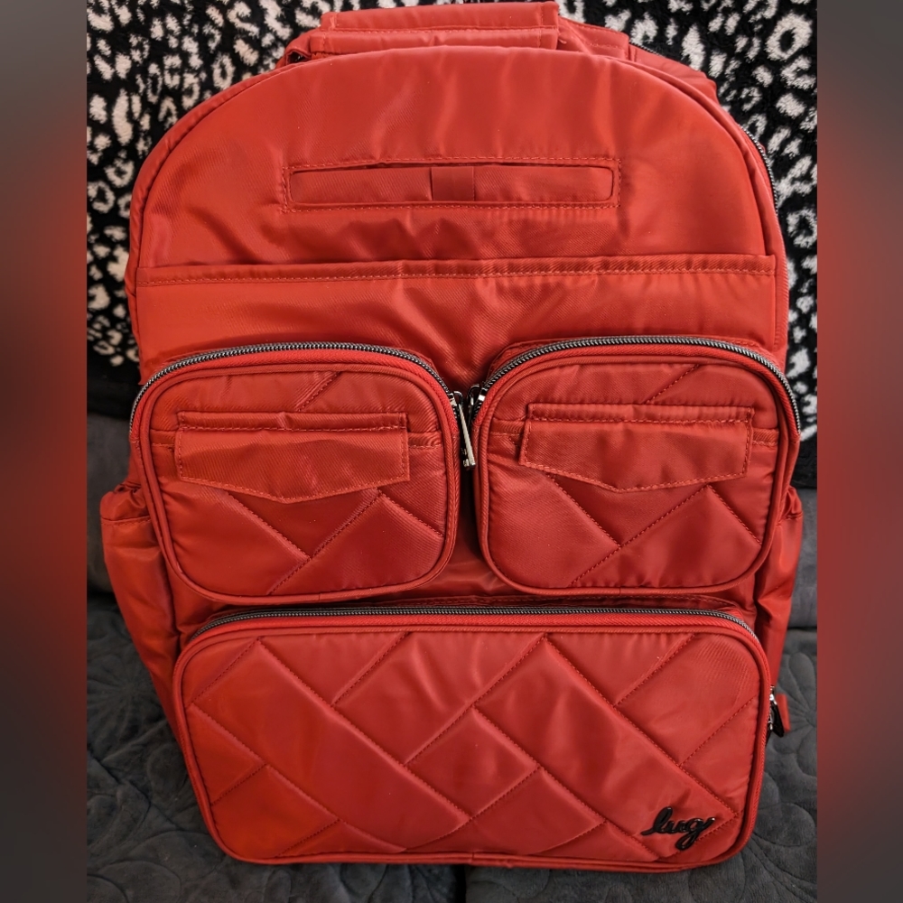 Lug Puddle Jumper SE Backpack in Spice Orange NWOT - Picture 5 of 11